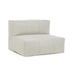 Poltrona da Esterno Rivestita in Tessuto Sfoderabile, Homemotion - Lydia Viadurini