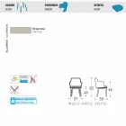 Poltrona da esterno Varaschin Emma di design in alluminio e tessuto Viadurini