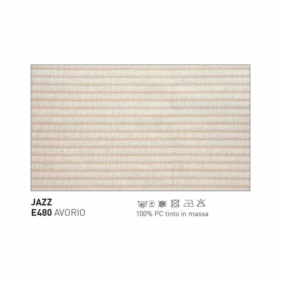 Poltrona da esterno Varaschin Emma di design in alluminio e tessuto Viadurini