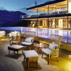 Poltrona da esterno Varaschin Emma imbottita di design moderno Viadurini