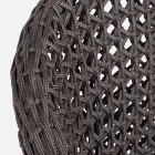 Poltrona da Giardino con Gambe Teak e Seduta in Tessuto, Homemotion - Chantall Viadurini