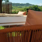 Poltrona da Giardino con Struttura in Alluminio e Corde con Cuscini - Tenda Viadurini