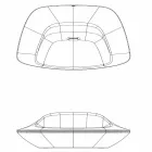 Poltrona da giardino design moderno in polietilene Ufo by Vondom Viadurini