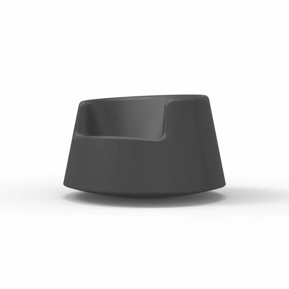 Poltrona da giardino design moderno Roulette Vondom in polietilene Viadurini