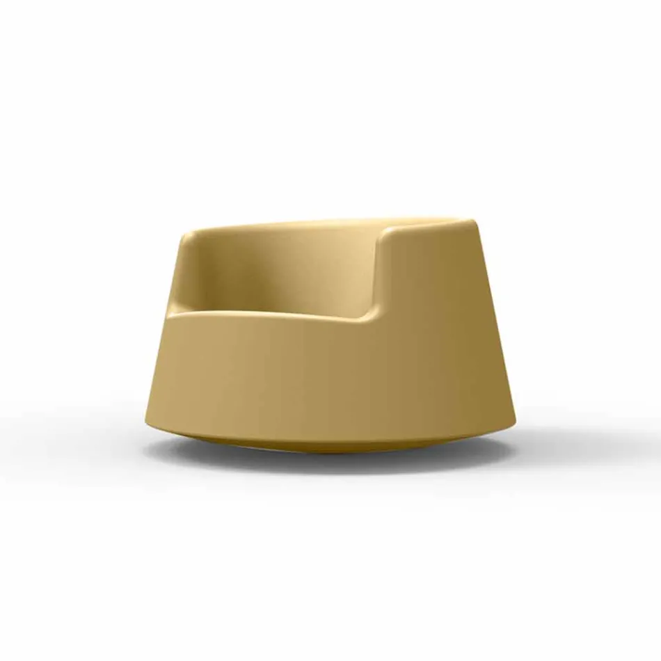 Poltrona da giardino design moderno Roulette Vondom in polietilene Viadurini