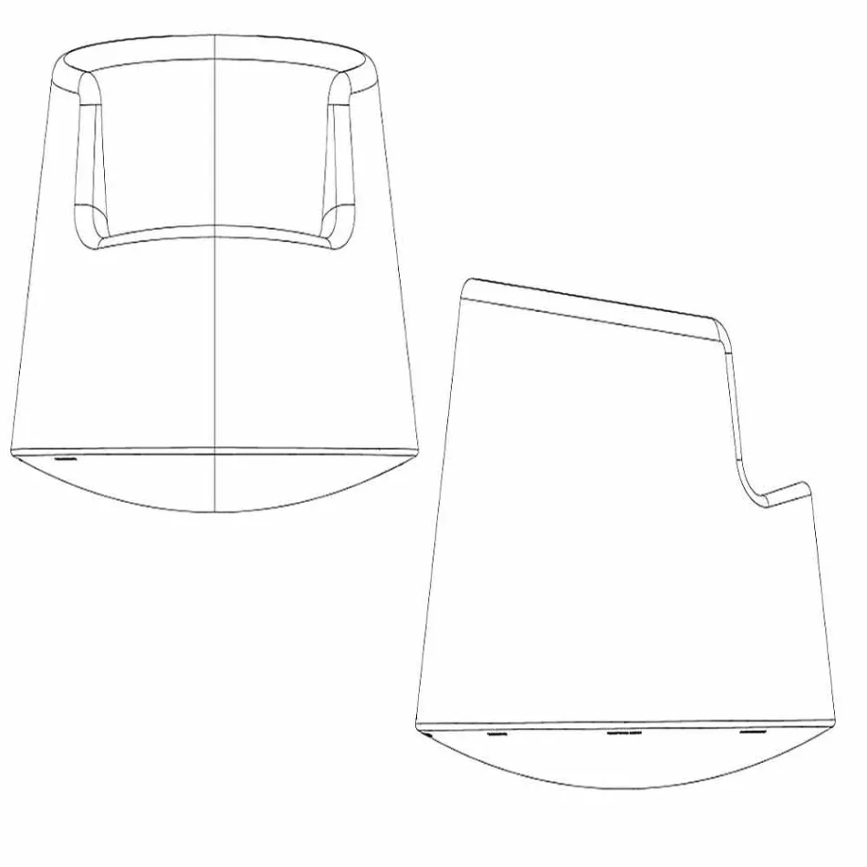 Poltrona da giardino design moderno Roulette Vondom in polietilene Viadurini