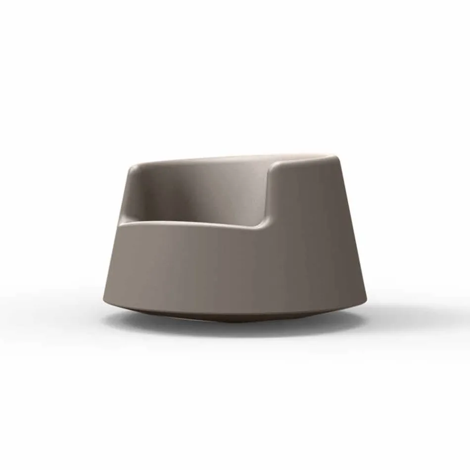 Poltrona da giardino design moderno Roulette Vondom in polietilene Viadurini