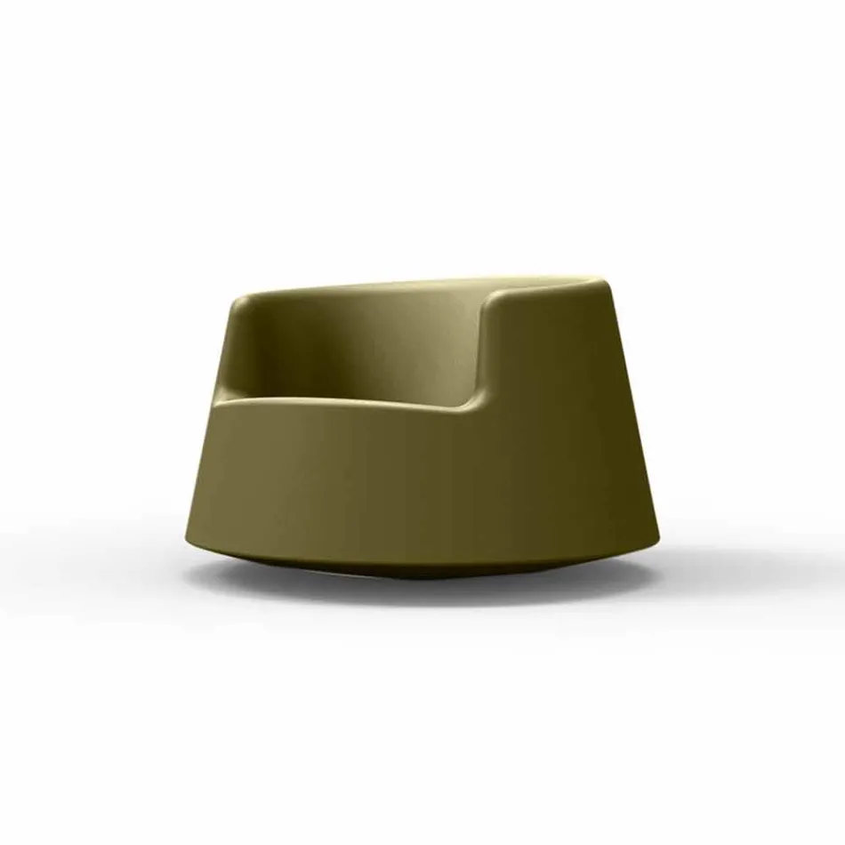 Poltrona da giardino design moderno Roulette Vondom in polietilene Viadurini