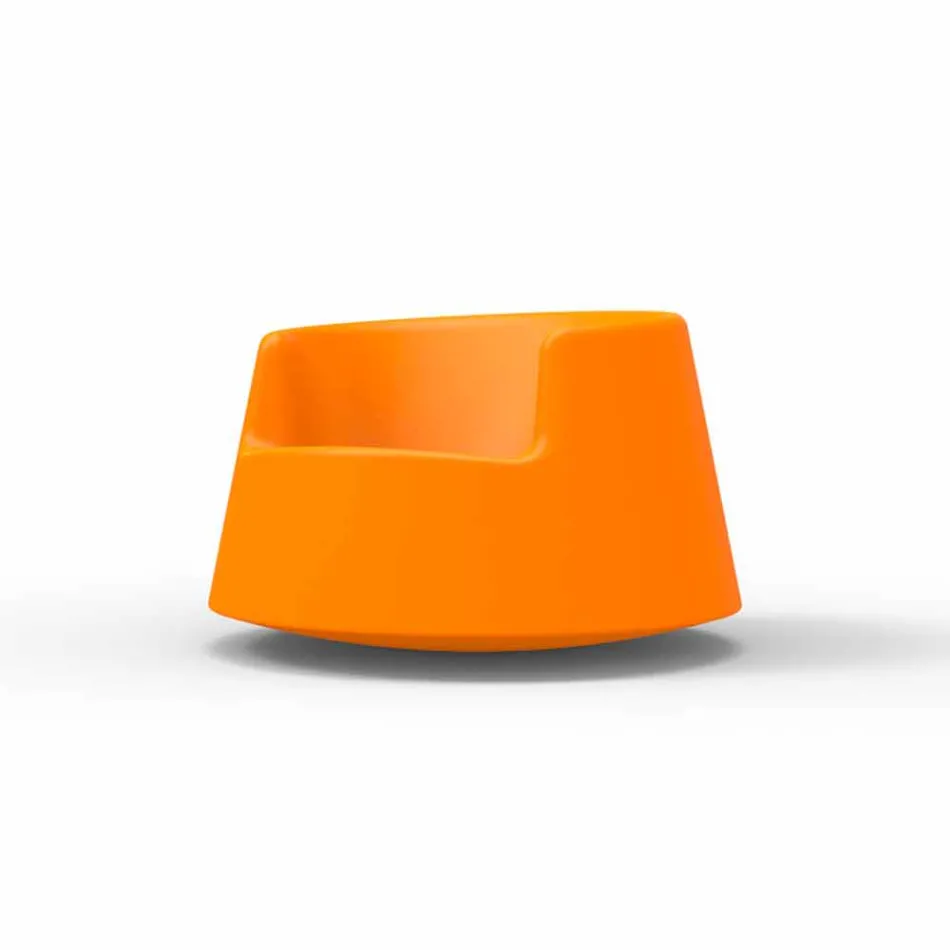 Poltrona da giardino design moderno Roulette Vondom in polietilene Viadurini