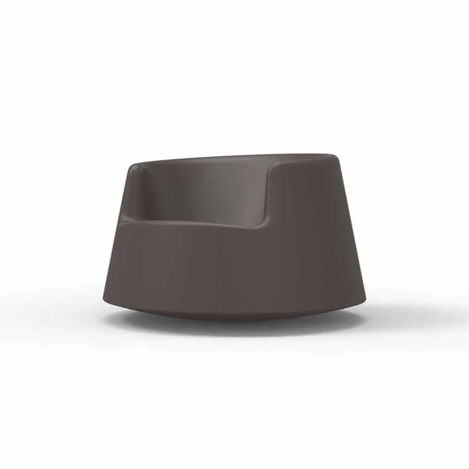 Poltrona da giardino design moderno Roulette Vondom in polietilene Viadurini