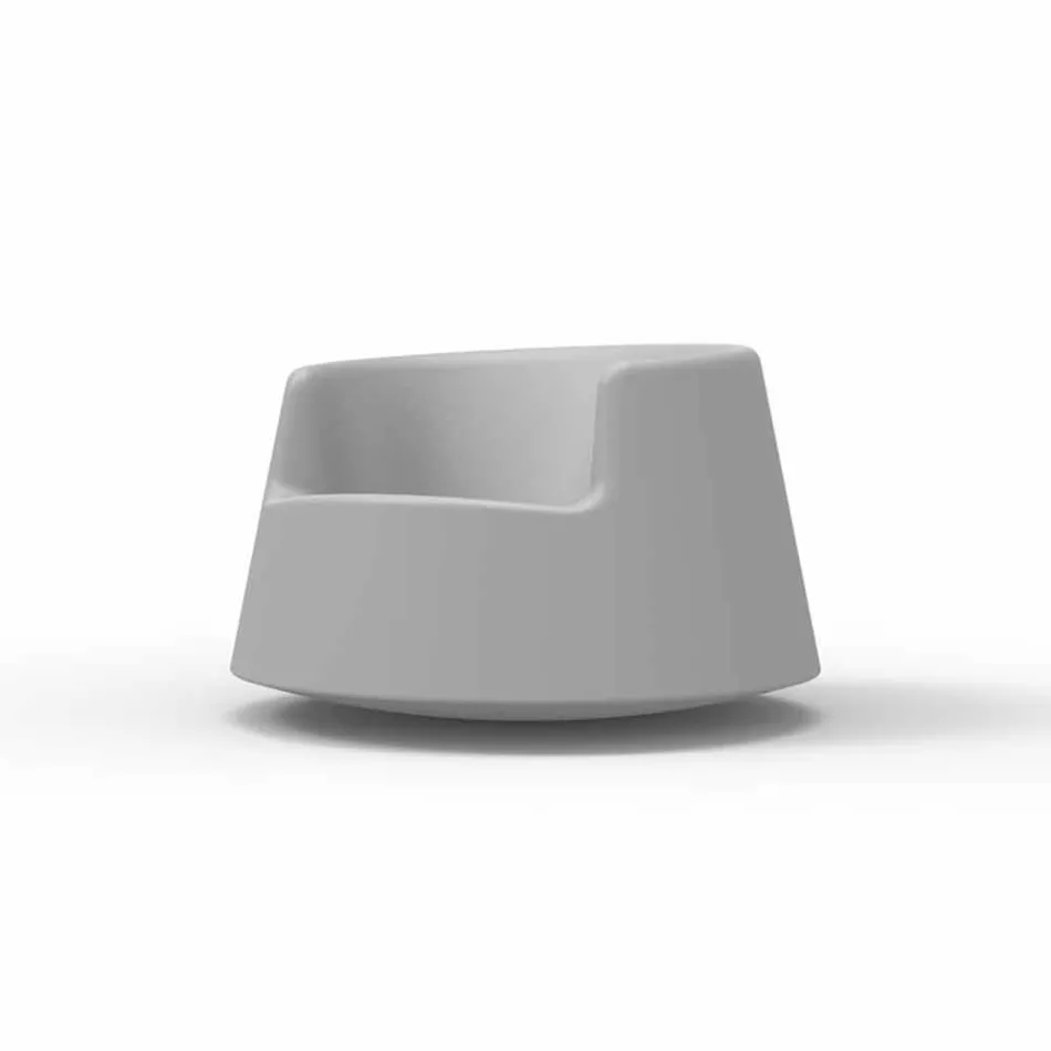 Poltrona da giardino design moderno Roulette Vondom in polietilene Viadurini