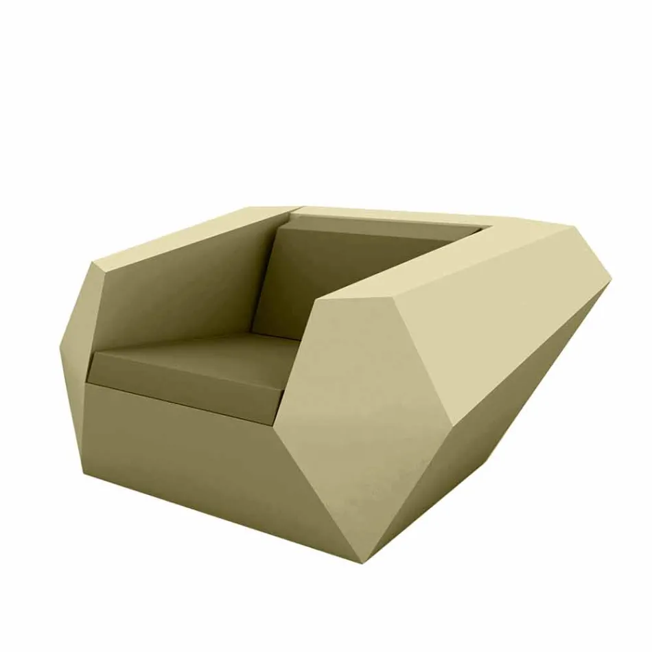 Poltrona da giardino Faz by Vondom design moderno in polietilene Viadurini