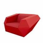 Poltrona da giardino Faz by Vondom design moderno in polietilene Viadurini