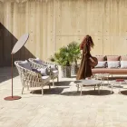 Poltrona da Giardino in Alluminio Made in Italy - Emmacross by Varaschin Viadurini