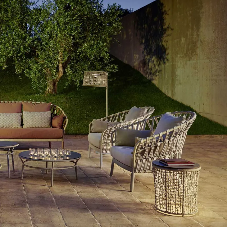 Poltrona da Giardino in Alluminio Made in Italy - Emmacross by Varaschin Viadurini