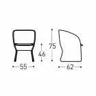 Poltrona da Giardino in Fibra Sintetica Colorata Intrecciata – Maat by Varaschin Viadurini