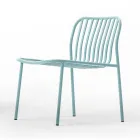 Poltrona da Giardino in Metallo Impilabile Made in Italy 2 Pezzi - Simply Viadurini