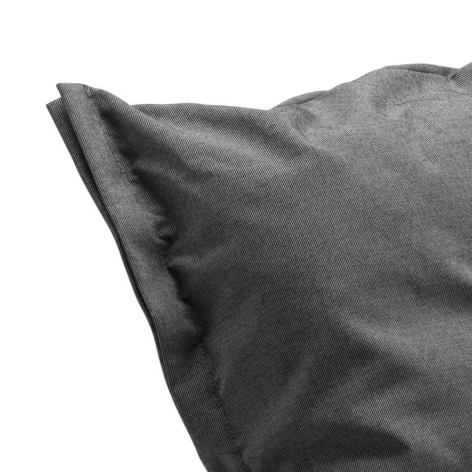 Poltrona da Giardino in Polietilene e Tessuto Made in Italy - Freccia Viadurini