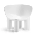 Poltrona da Giardino in Polietilene e Tessuto Made in Italy - Freccia Viadurini