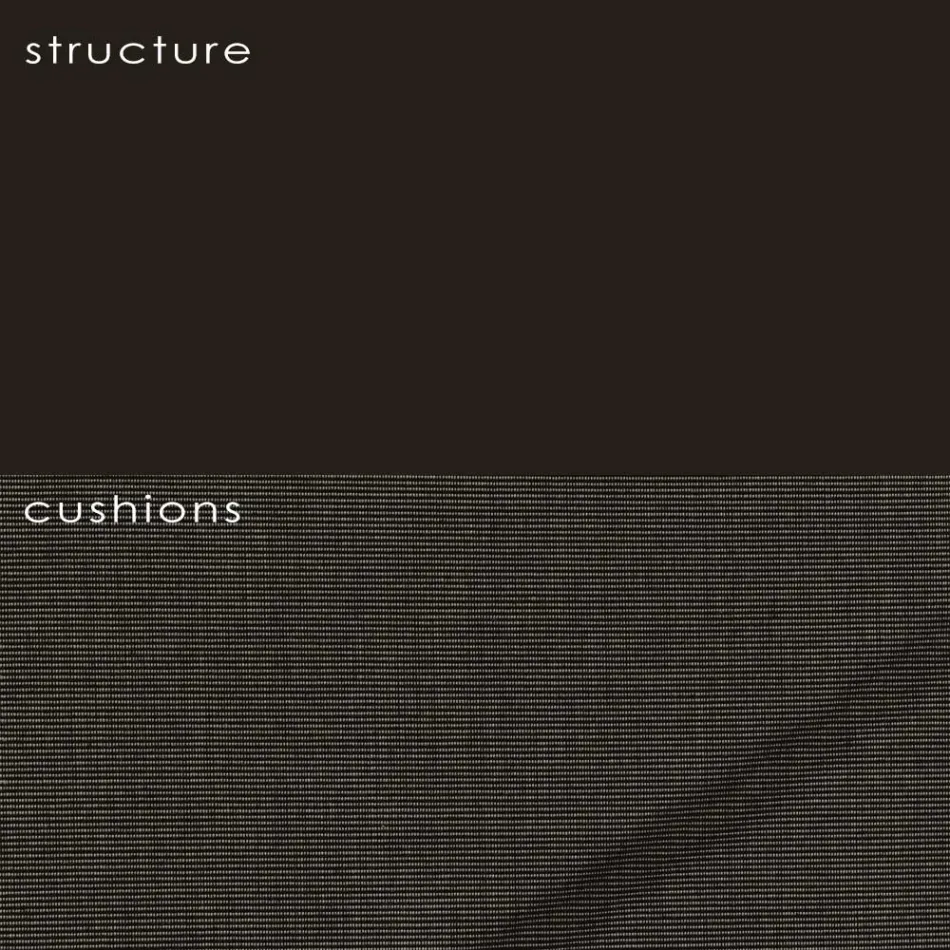 Poltrona da Giardino in Polietilene e Tessuto Made in Italy - Freccia Viadurini