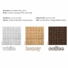 Poltrona da giardino in polietilene intrecciato a mano Chad Viadurini