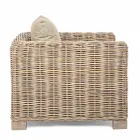 Poltrona da Giardino in Rattan Design da Interno/Esterno Homemotion - Ceara Viadurini