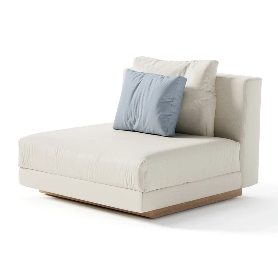 Poltrona da Giardino in Tessuto Made in Italy - Rubik Viadurini