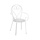 Poltrona da Giardino Realizzata Interamente in Metallo - Archivio Viadurini