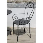 Poltrona da Giardino Realizzata Interamente in Metallo - Archivio Viadurini