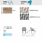 Poltrona da giardino Varaschin Emma moderna in legno iroko massello Viadurini