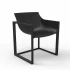 Poltrona da giardino WallStreet Vondom, polipropilene e fibra di vetro Viadurini