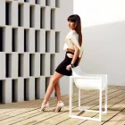 Poltrona da giardino WallStreet Vondom, polipropilene e fibra di vetro Viadurini