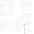 Poltrona da giardino WallStreet Vondom, polipropilene e fibra di vetro Viadurini