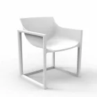 Poltrona da giardino WallStreet Vondom, polipropilene e fibra di vetro Viadurini