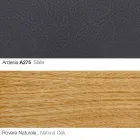 Poltrona da Salotto con Poggiapiedi in Pelle e Legno Made in Italy - Butterfly Viadurini