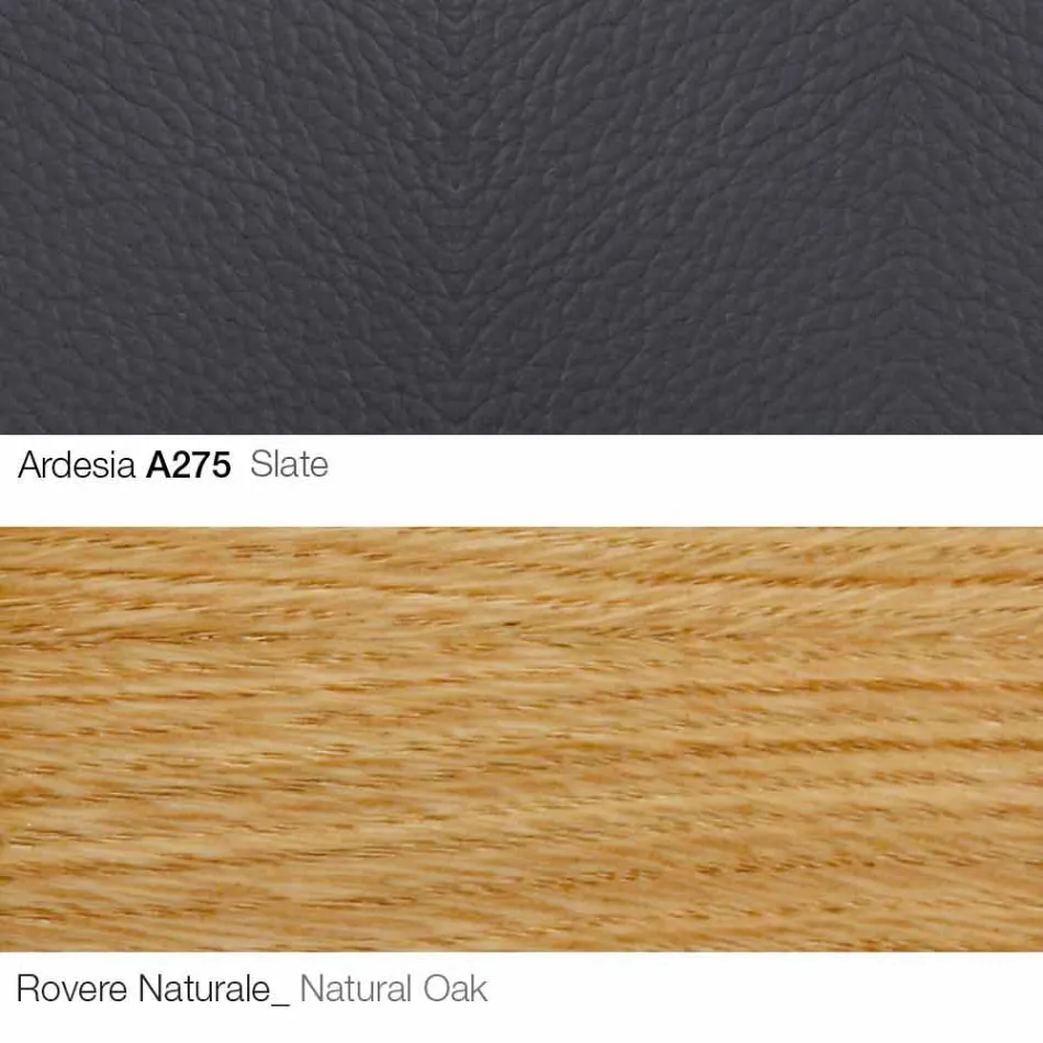 Poltrona da Salotto con Poggiapiedi in Pelle e Legno Made in Italy - Butterfly Viadurini