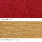 Poltrona da Salotto con Poggiapiedi in Pelle e Legno Made in Italy - Butterfly Viadurini