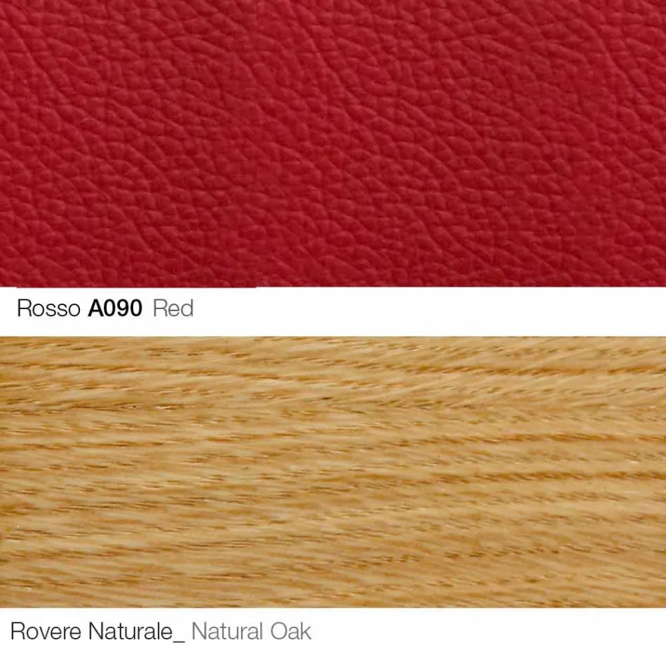 Poltrona da Salotto con Poggiapiedi in Pelle e Legno Made in Italy - Butterfly Viadurini