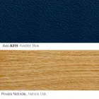 Poltrona da Salotto con Poggiapiedi in Pelle e Legno Made in Italy - Butterfly Viadurini