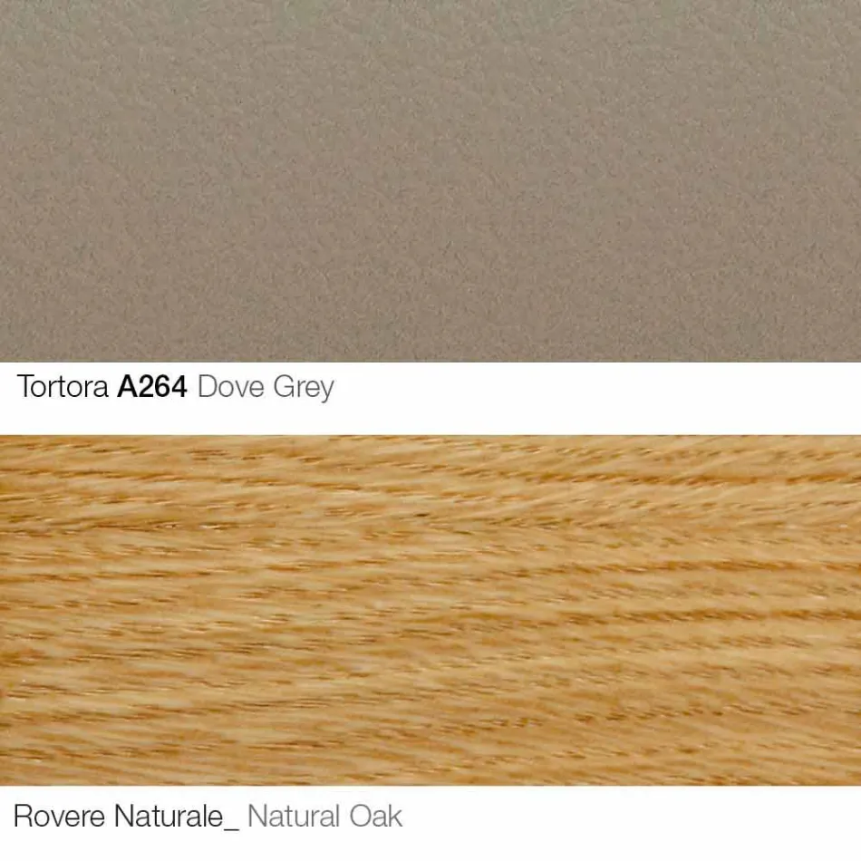 Poltrona da Salotto con Poggiapiedi in Pelle e Legno Made in Italy - Butterfly Viadurini