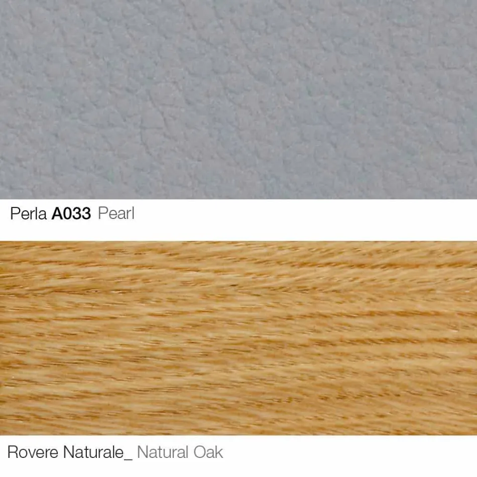 Poltrona da Salotto con Poggiapiedi in Pelle e Legno Made in Italy - Butterfly Viadurini