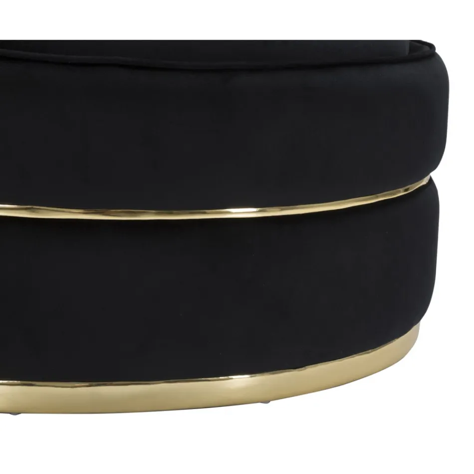 Poltrona da Salotto Imbottita e Rivestita in Tessuto con Decori - Patch Viadurini