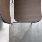 Poltrona da Salotto in Legno e Metallo Made in Italy 2 Pezzi - Saffia Viadurini