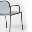 Poltrona da Salotto Rivestita in Tessuto Made in Italy 2 Pezzi - Sangria Viadurini