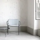 Poltrona da Salotto Rivestita in Tessuto Made in Italy 2 Pezzi - Sangria Viadurini