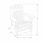 Poltrona da Soggiorno in Legno di Teak Massello Recuperato - Boatta Viadurini