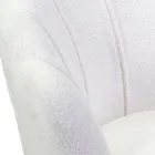 Poltrona da Soggiorno Realizzata in Metallo e Tessuto - Fondale Viadurini