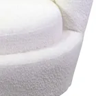 Poltrona da Soggiorno Realizzata in Metallo e Tessuto - Fondale Viadurini