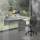 Poltrona da Ufficio con Schienale Alto o Basso - Rubidio Viadurini