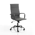 Poltrona da Ufficio con Schienale Alto o Basso - Rubidio Viadurini